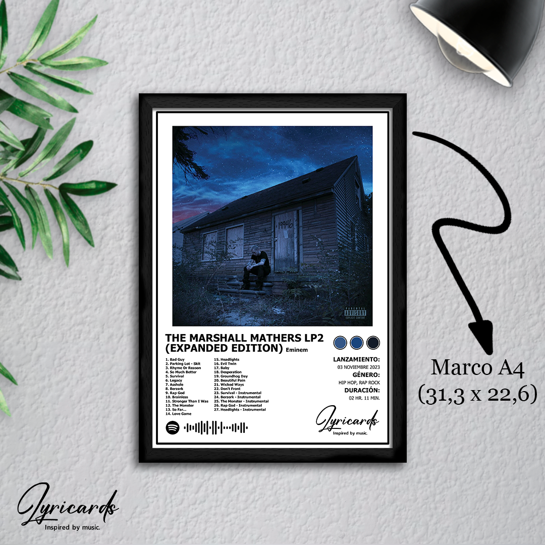 Lámina A4 - The Marshall Mathers LP2 (Expanded Edition) - Eminem