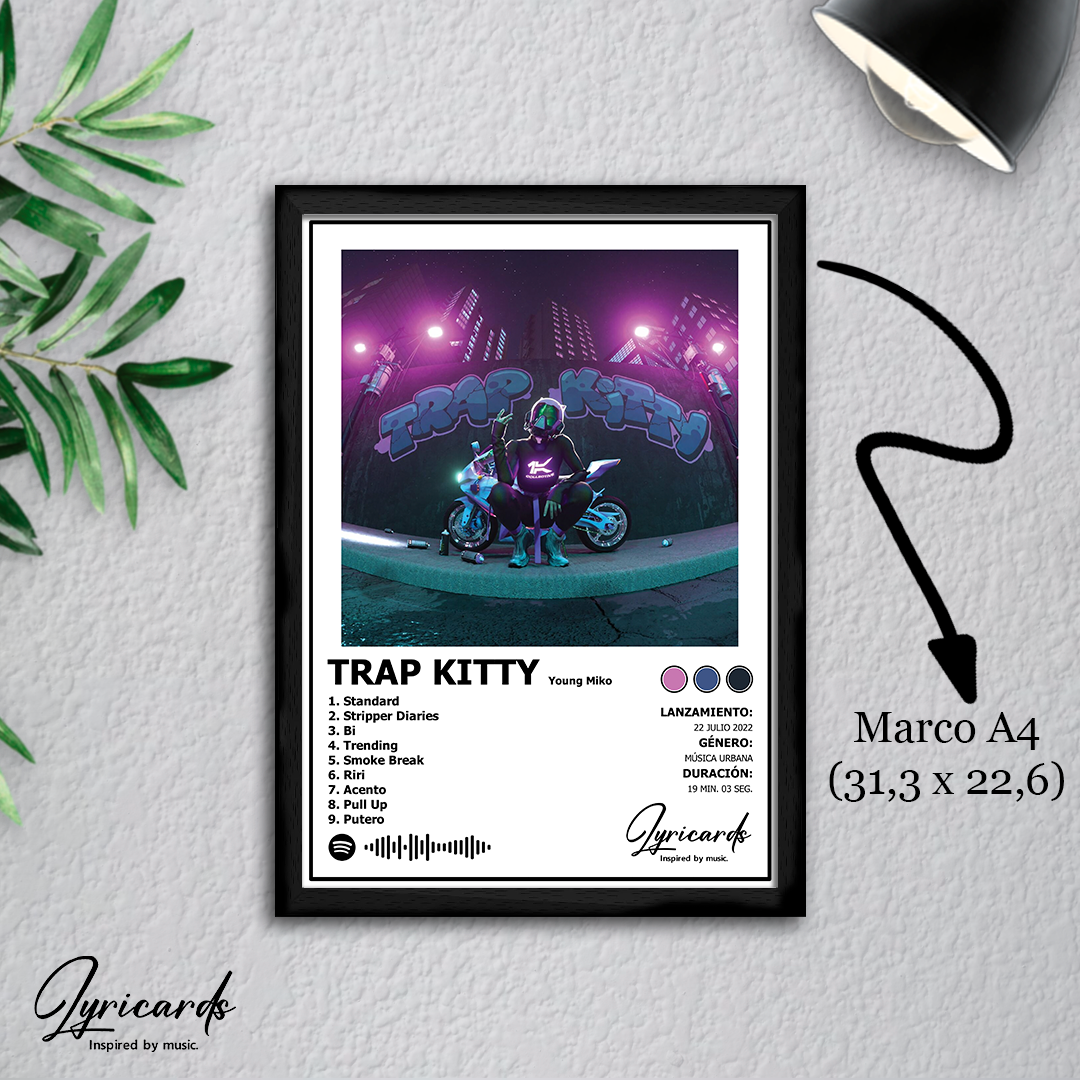 Lámina A4 - Trap Kitty - Young Miko