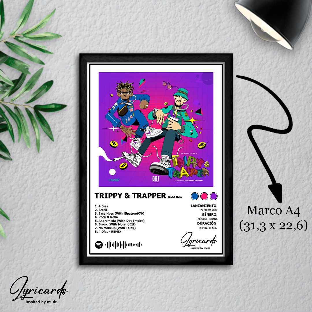 Lámina A4 - Trippy & Trapper - Kidd Keo