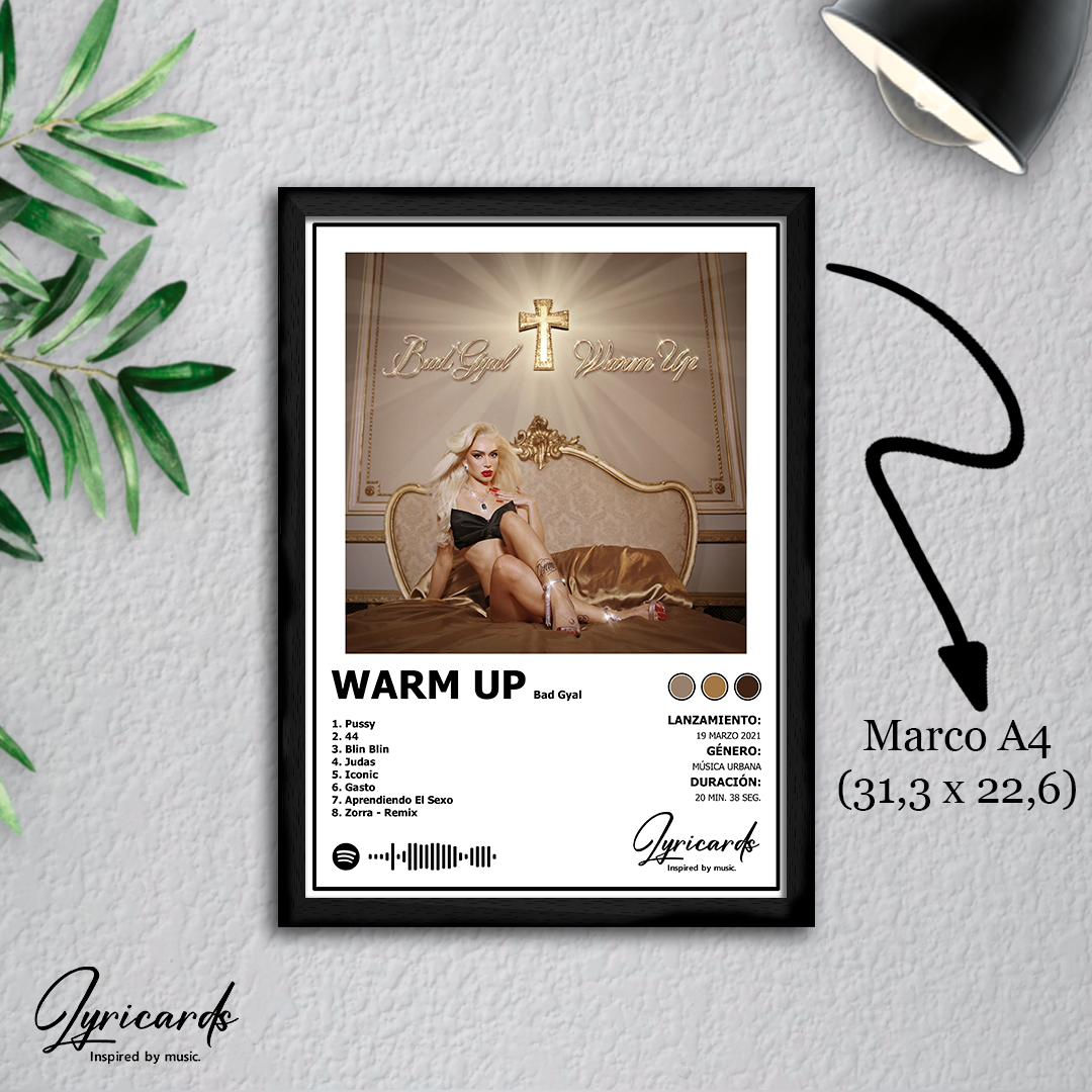 Lámina A4 - Warm Up - Bad Gyal